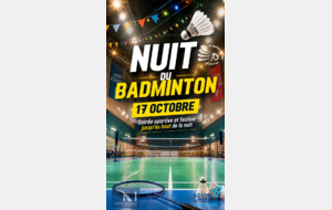 Nuit du badminton 2026