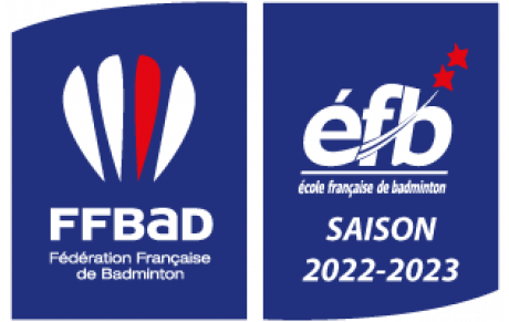 École de badminton labellisée 2 étoiles 